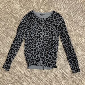 Leopard Print Cardigan